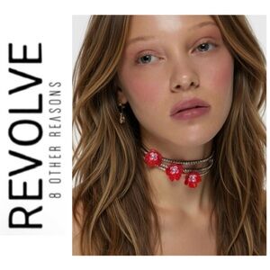 NWT Revolve x 8 Other Reasons Wicked Poppy Choker